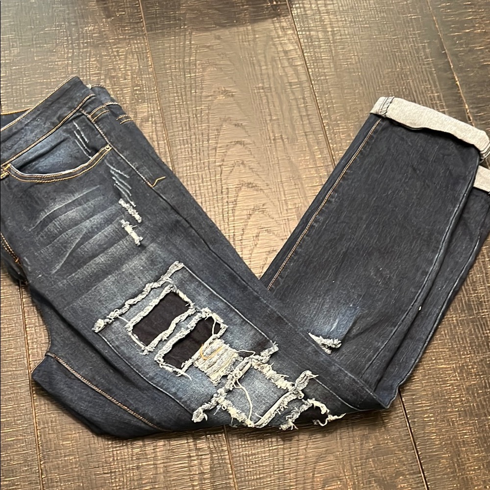 L&B Blue Boyfriend Jeans Relaxed Fit